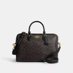Große Rowan-Satchel-Tasche aus Signature Canvas