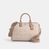 Große Rowan-Satchel-Tasche aus Signature Canvas