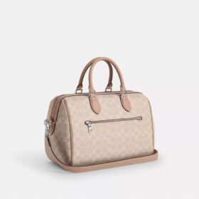 Große Rowan-Satchel-Tasche aus Signature Canvas