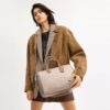 Große Rowan-Satchel-Tasche aus Signature Canvas
