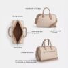 Große Rowan-Satchel-Tasche aus Signature Canvas