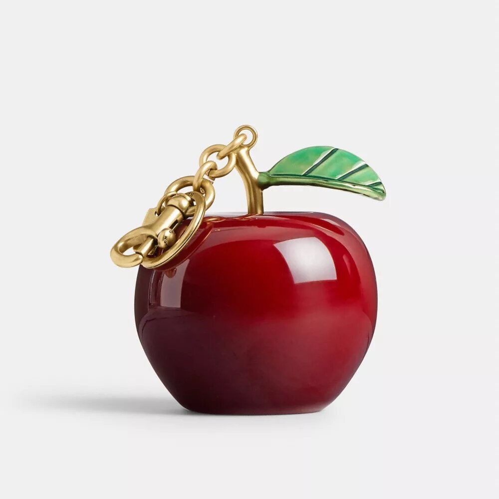 Großer Apfel-Taschenanhänger