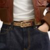 Gürtel mit C-Schnalle im Harnisch-Stil, 25 mm