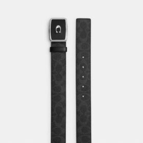 Gürtel mit charakteristischer Plakettenschnalle, 38 mm
