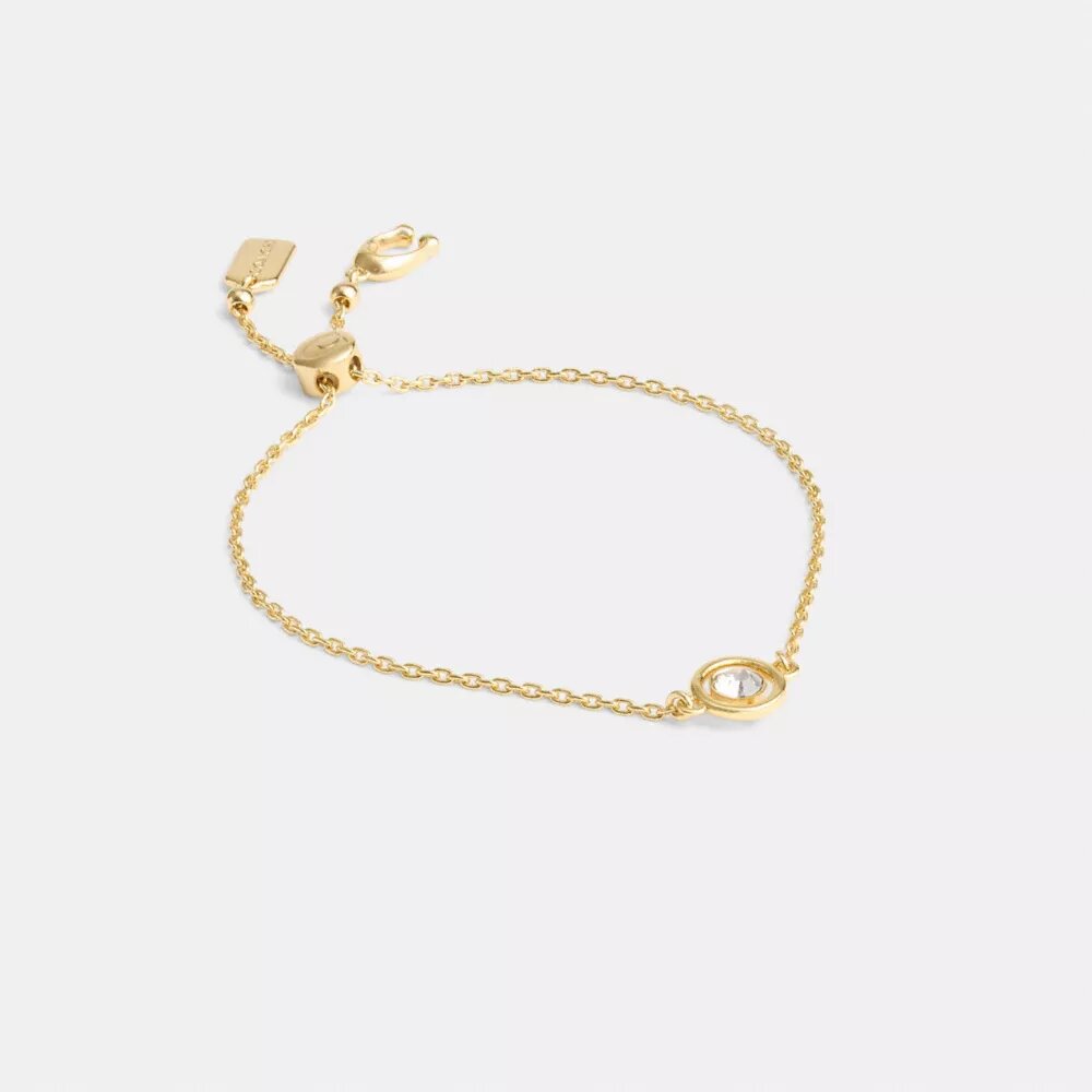 Halo-Armband mit runder Schiebeverschluss
