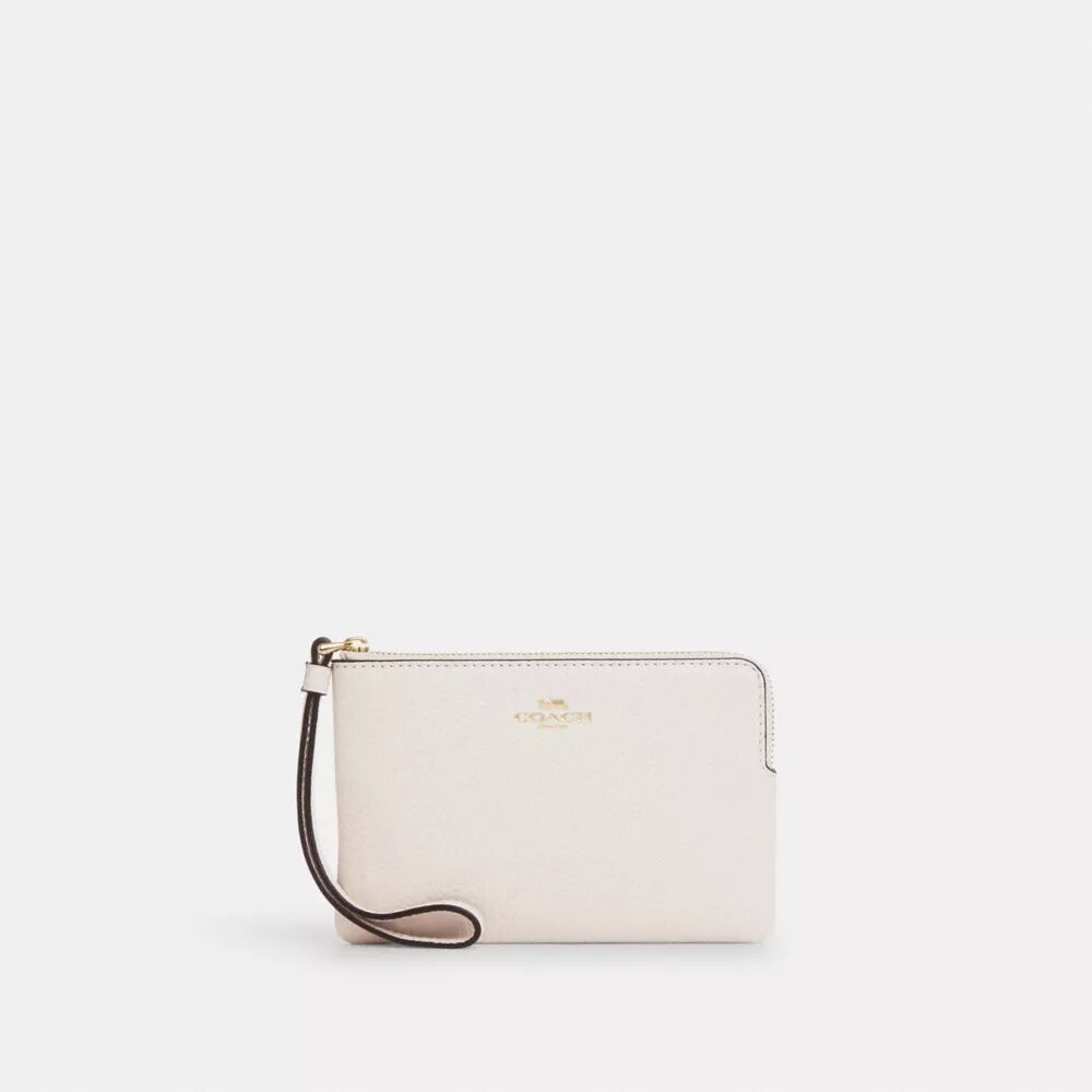 Handgelenktasche mit Reißverschluss an der Ecke