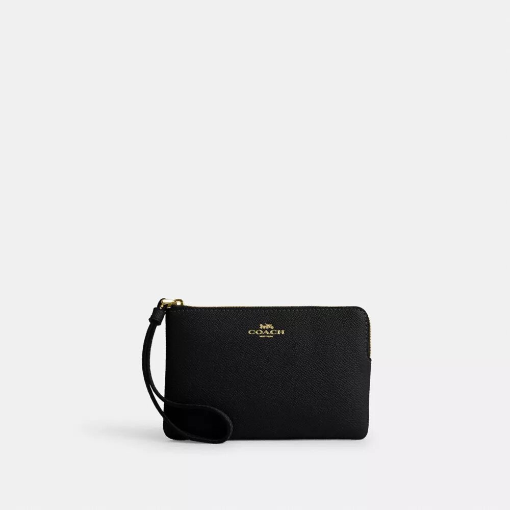 Handgelenktasche mit Reißverschluss an der Ecke