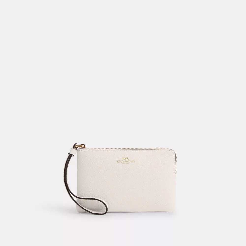 Handgelenktasche mit Reißverschluss an der Ecke