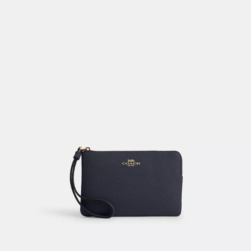 Handgelenktasche mit Reißverschluss an der Ecke
