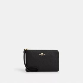 Handgelenktasche mit Reißverschluss an der Ecke