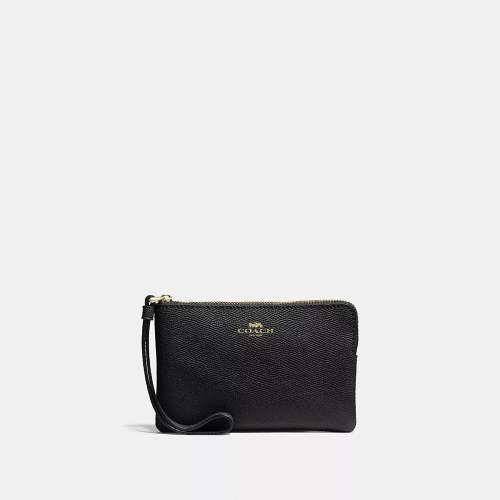 Handgelenktasche mit Reißverschluss an der Ecke