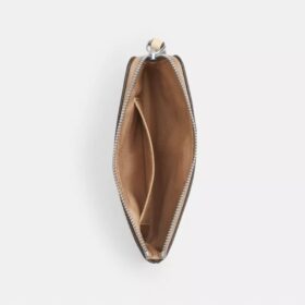 Handgelenktasche mit Reißverschluss an der Ecke