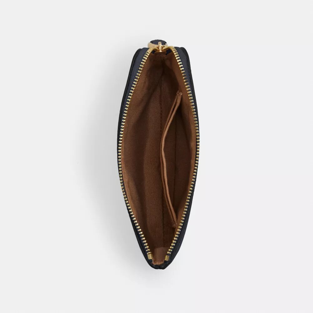 Handgelenktasche mit Reißverschluss an der Ecke