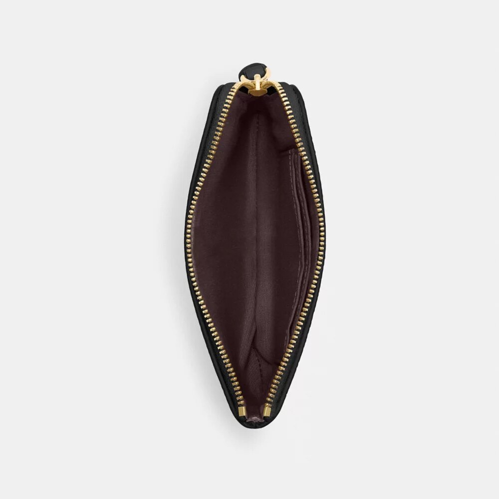 Handgelenktasche mit Reißverschluss an der Ecke
