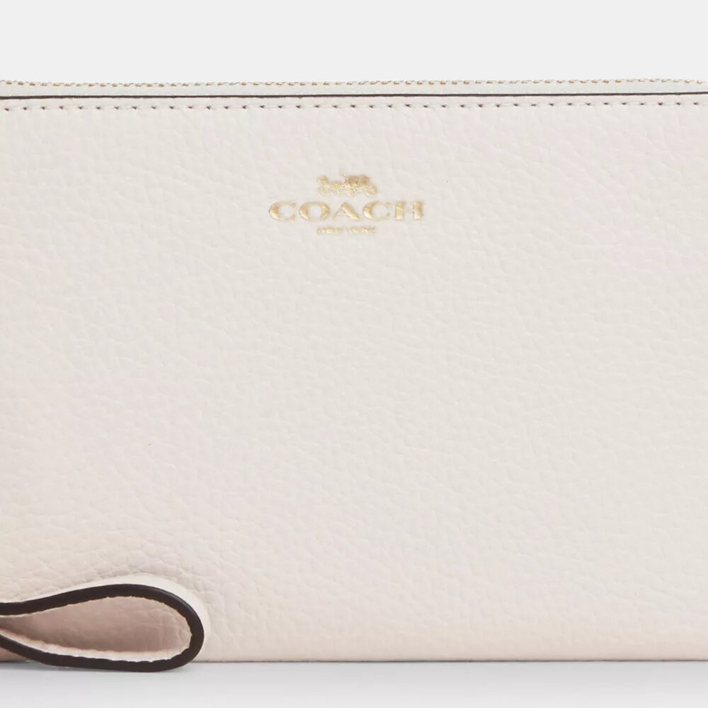 Handgelenktasche mit Reißverschluss an der Ecke