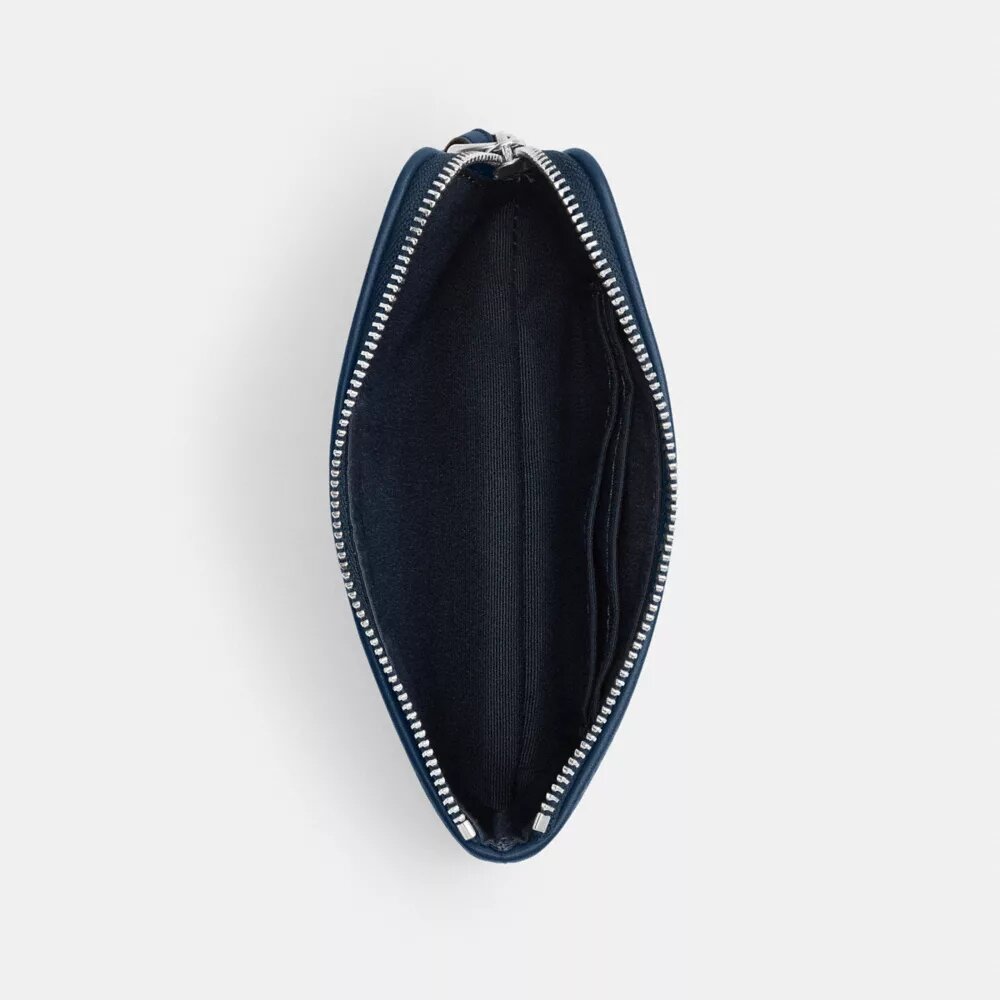 Handgelenktasche mit Reißverschluss an der Ecke aus Signature-Jacquard