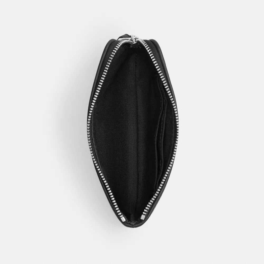 Handgelenktasche mit Reißverschluss an der Ecke aus Signature-Jacquard