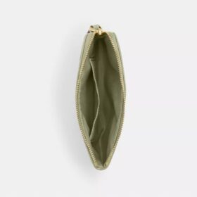 Handgelenktasche mit Reißverschluss an der Ecke und Steppung