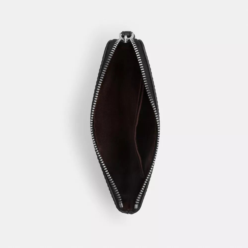 Handgelenktasche mit Reißverschluss an der Ecke und Sternenprint