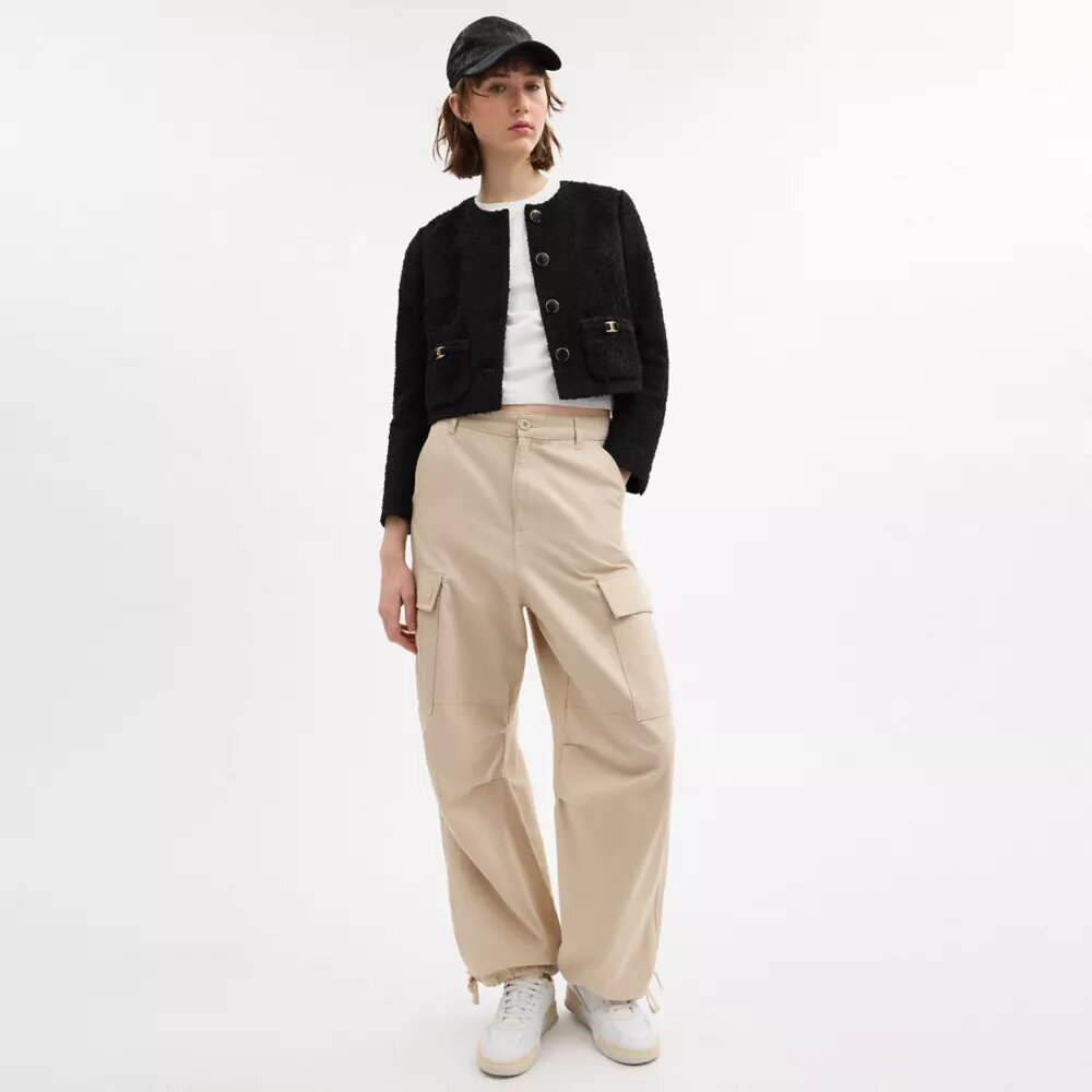 Heritage C Bouclé-Jacke