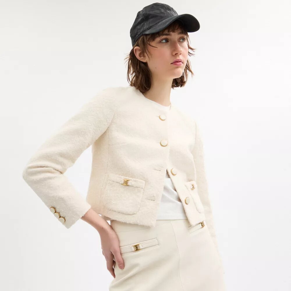 Heritage C Bouclé-Jacke