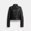 Heritage C Shrunken-Jacke mit Druckknopfleiste