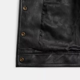 Heritage C Shrunken-Jacke mit Druckknopfleiste