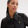 Heritage C Shrunken-Jacke mit Druckknopfleiste