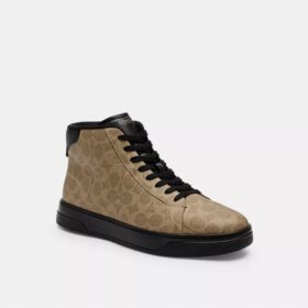 High Line High-Top-Sneaker aus Signature Canvas
