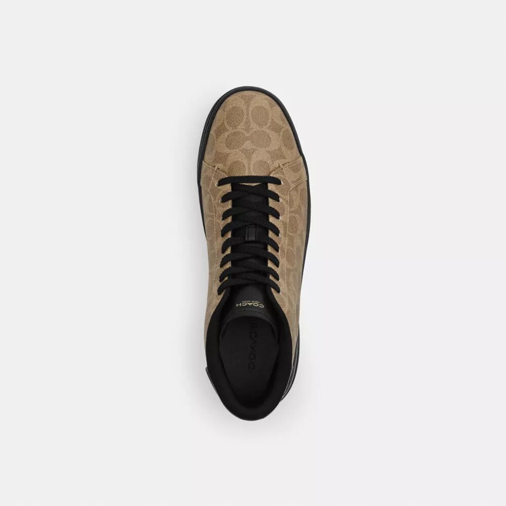 High Line High-Top-Sneaker aus Signature Canvas