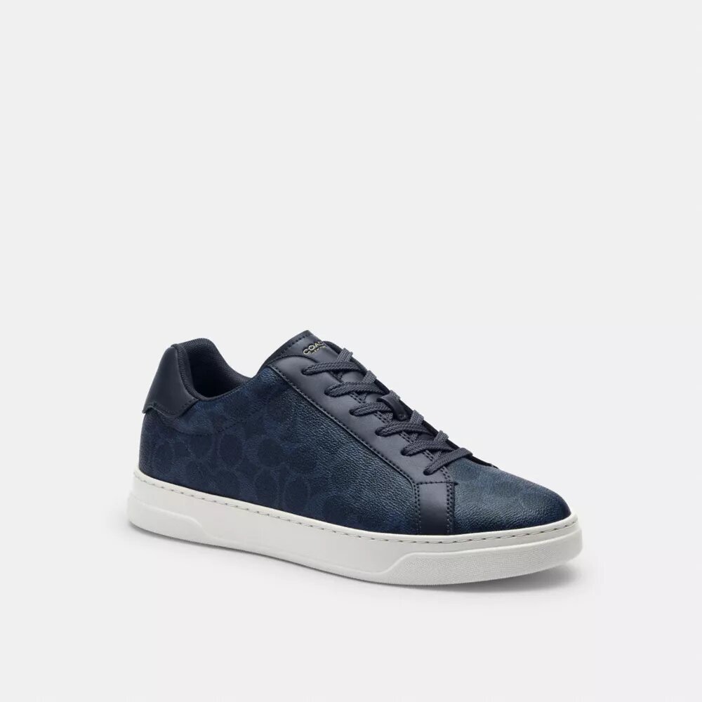 High-Top-Sneaker aus Signature Canvas