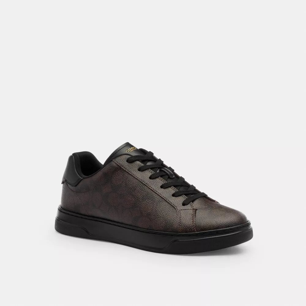 High-Top-Sneaker aus Signature Canvas