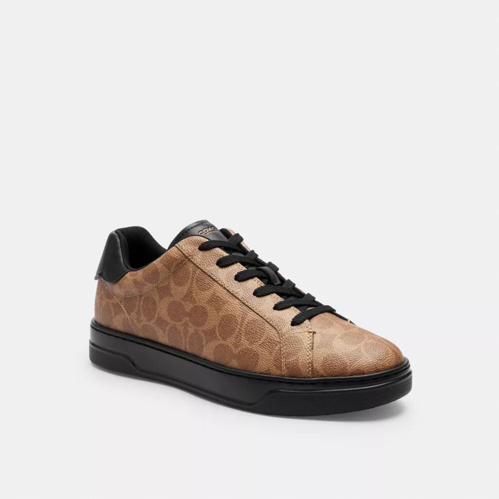 High-Top-Sneaker aus Signature Canvas