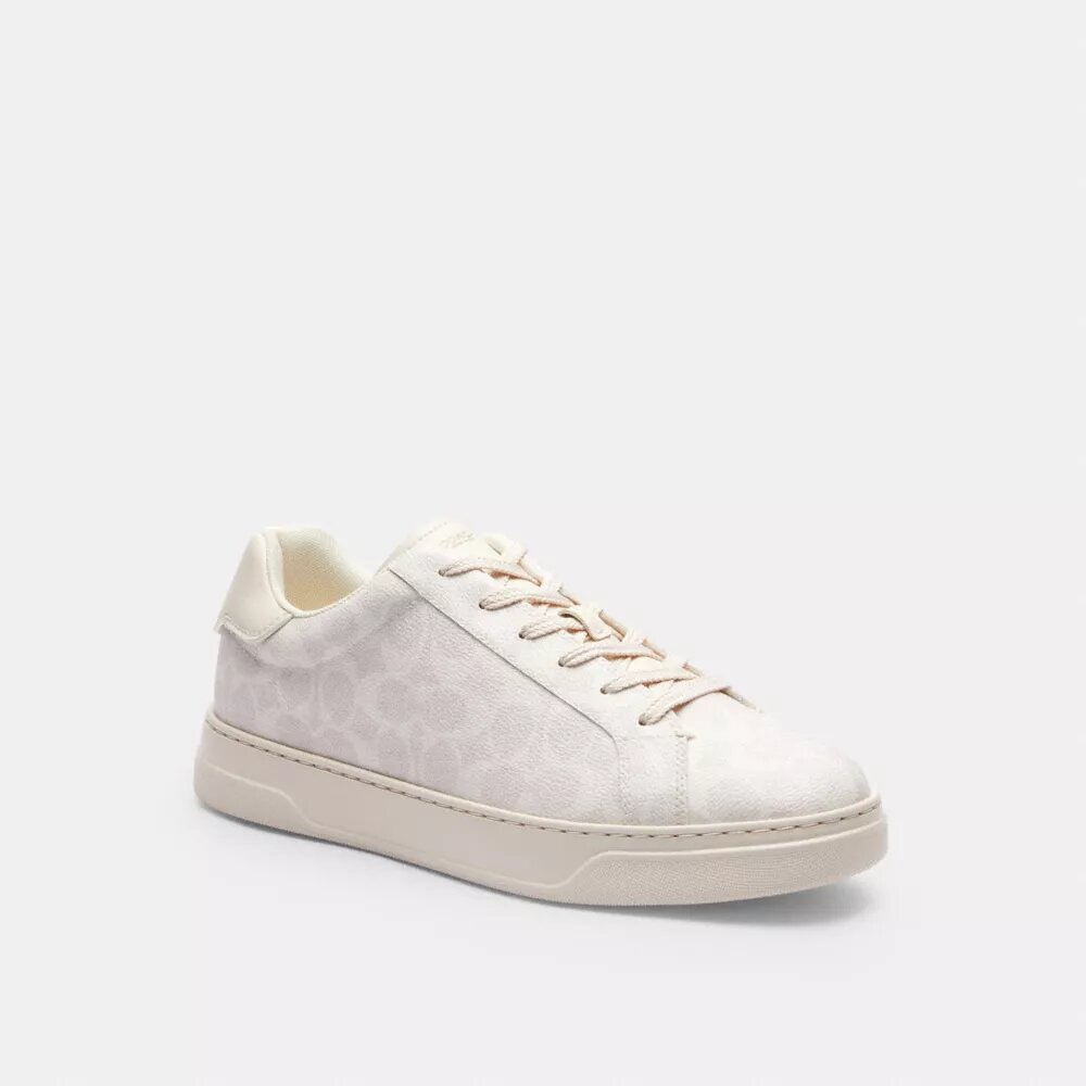 High-Top-Sneaker aus Signature Canvas