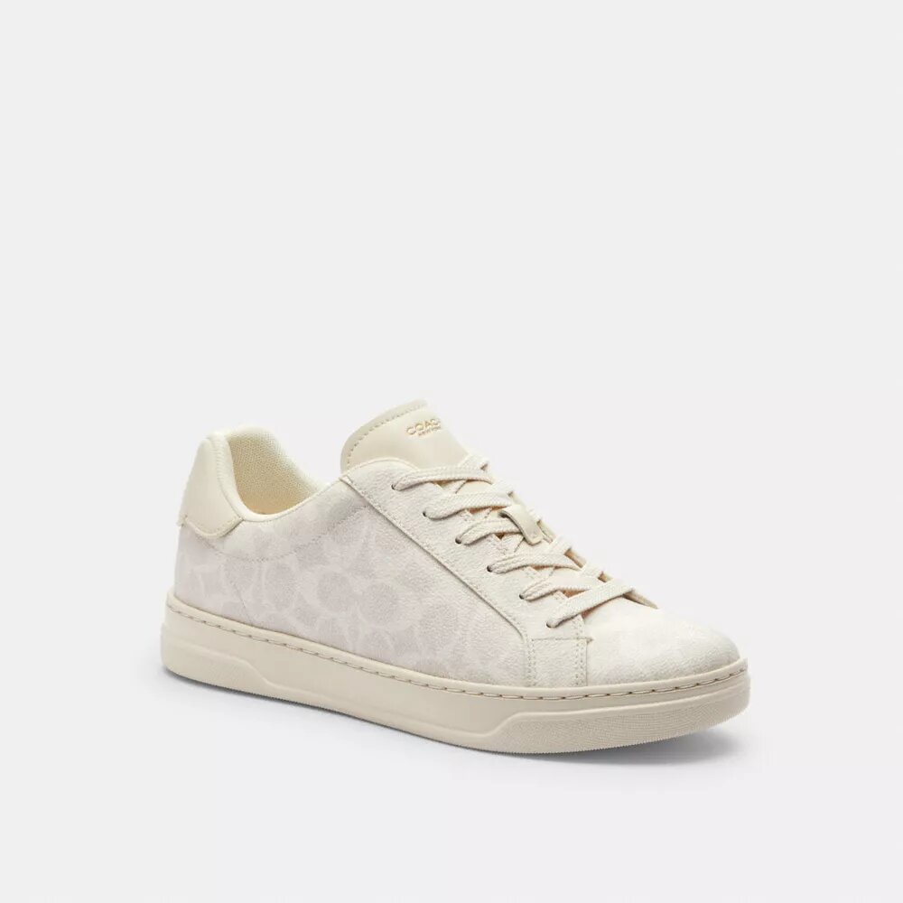 High-Top-Sneaker aus Signature Canvas