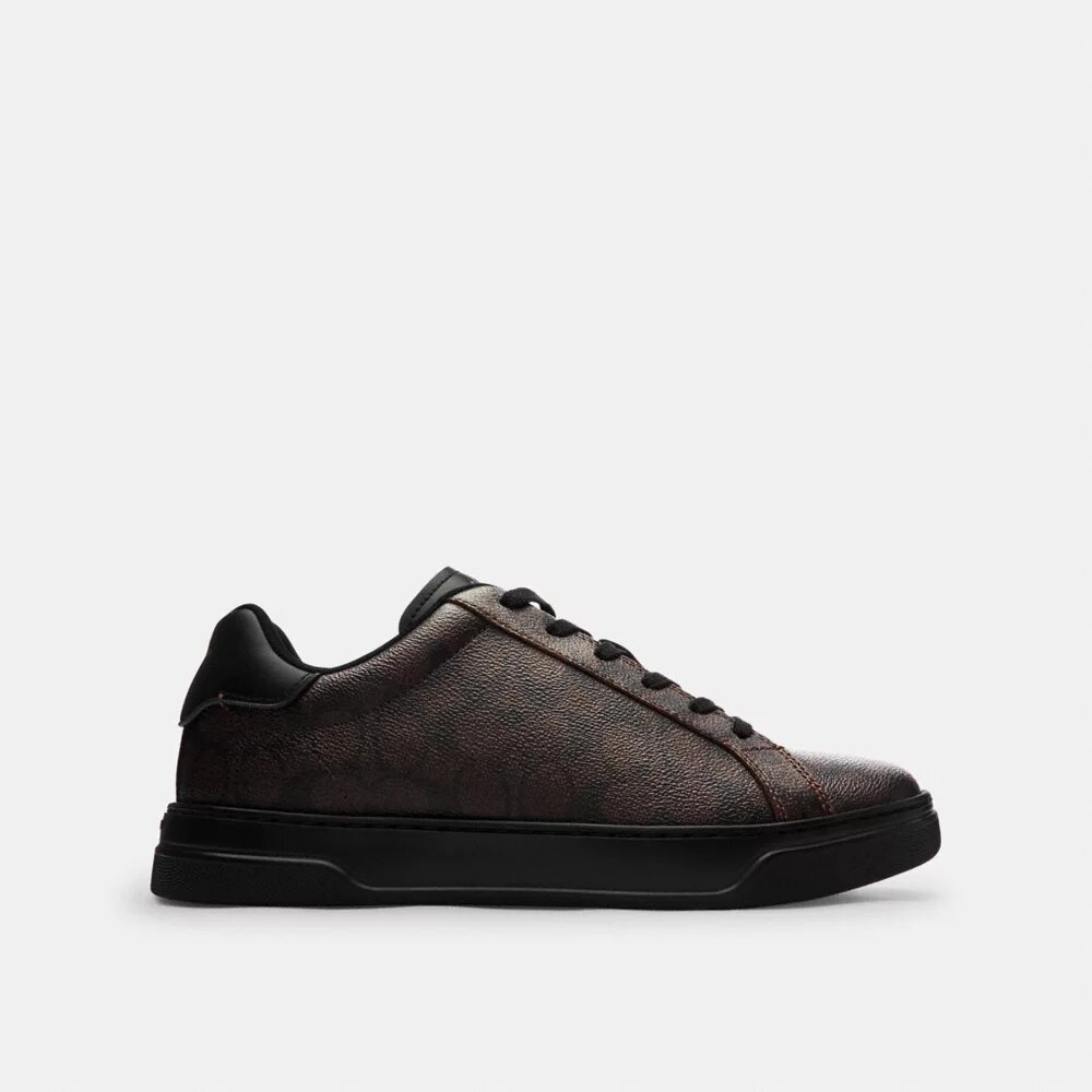 High-Top-Sneaker aus Signature Canvas