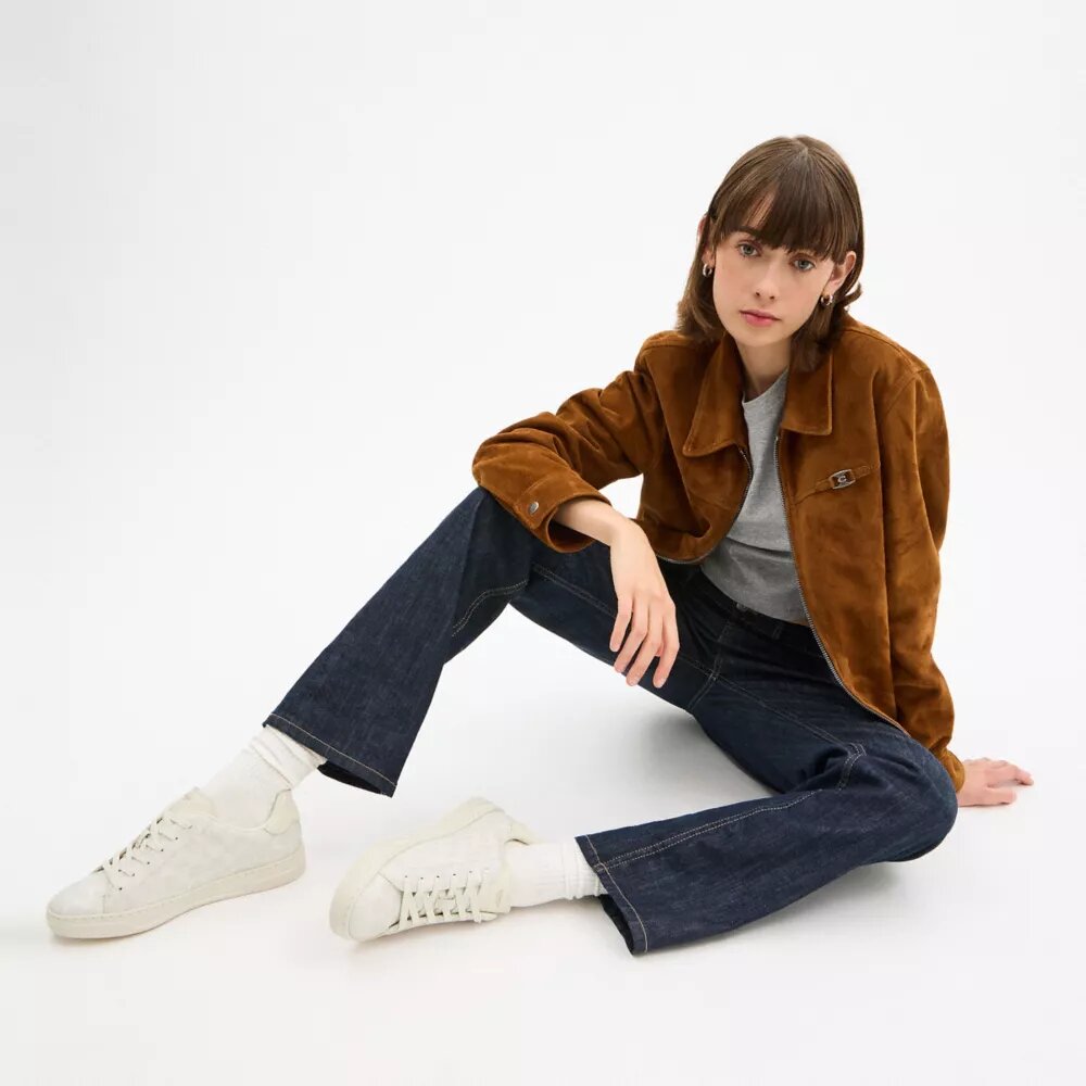 High-Top-Sneaker aus Signature Canvas