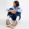 High-Top-Sneaker aus Signature Canvas