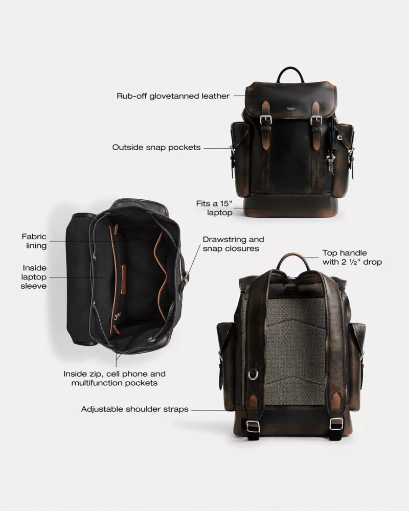 Hitch-Rucksack aus „Loved Leather“