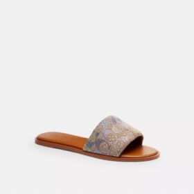 Holly-Sandalen aus Kristall-Signature-Jacquard