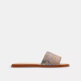 Holly-Sandalen aus Kristall-Signature-Jacquard