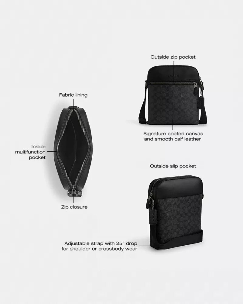 Houston Flight Bag aus Signature Canvas