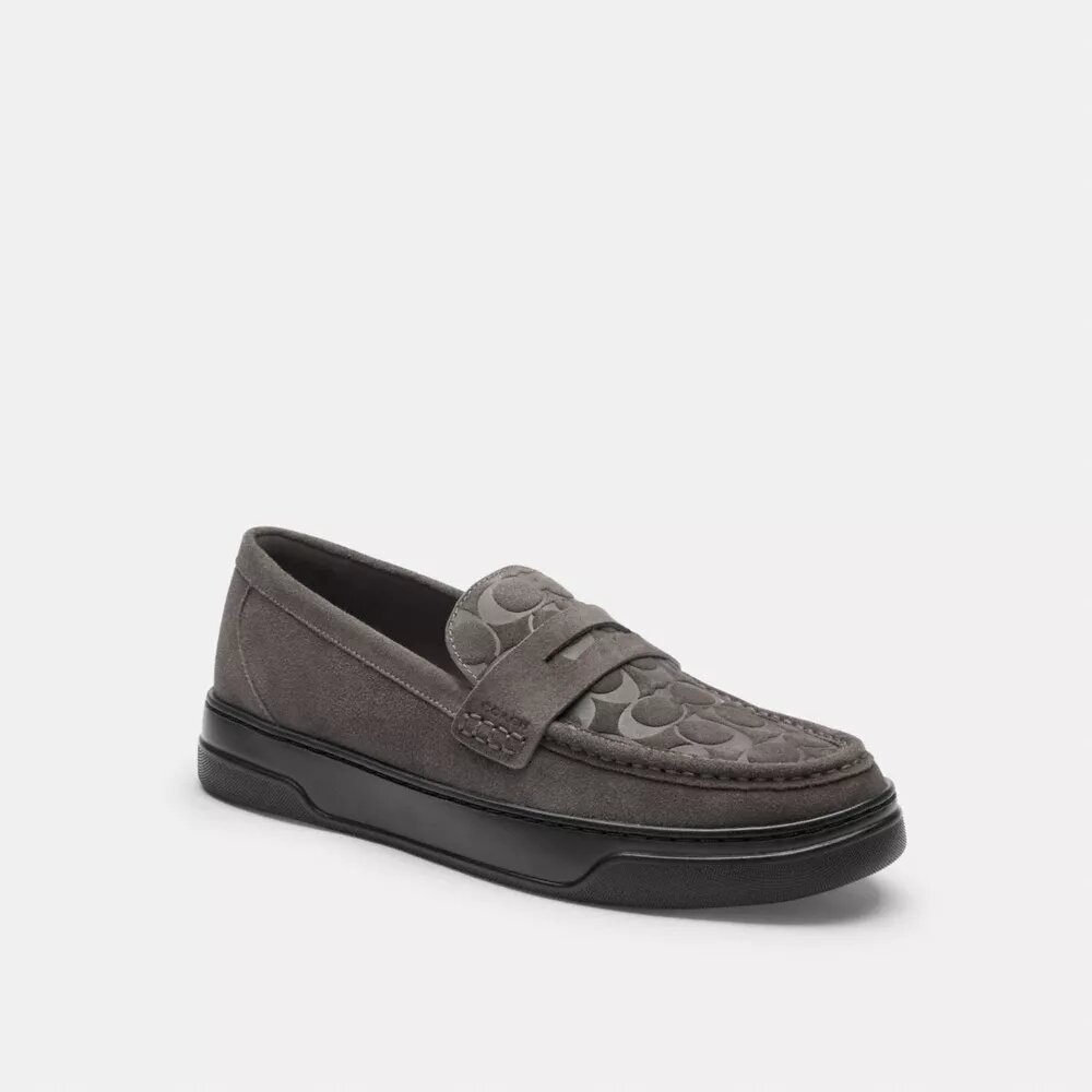 Hybrid-Loafer mit Signature-Muster