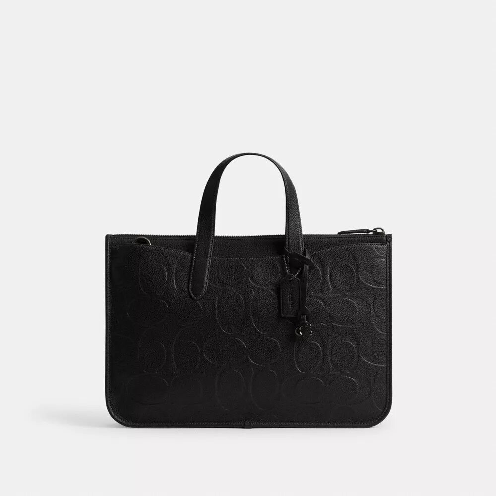 Isaac-Business-Tasche aus Maxi-Signature-Leder