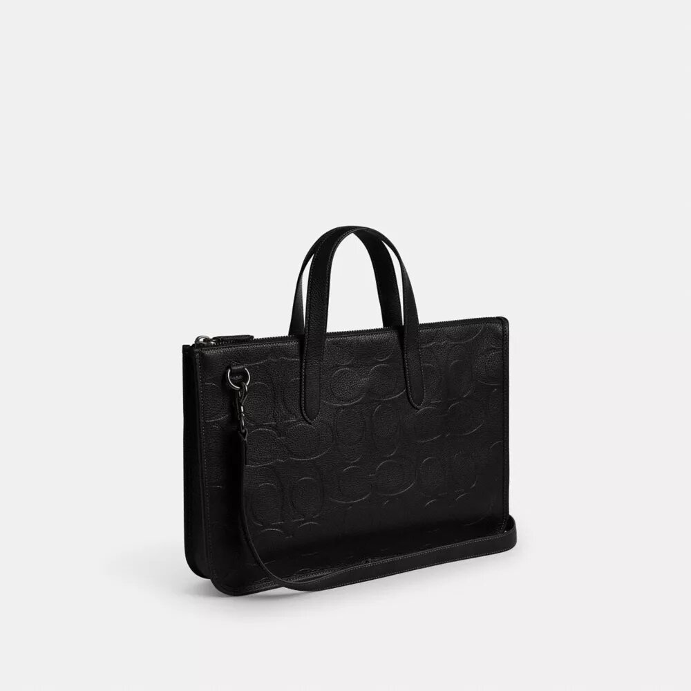 Isaac-Business-Tasche aus Maxi-Signature-Leder