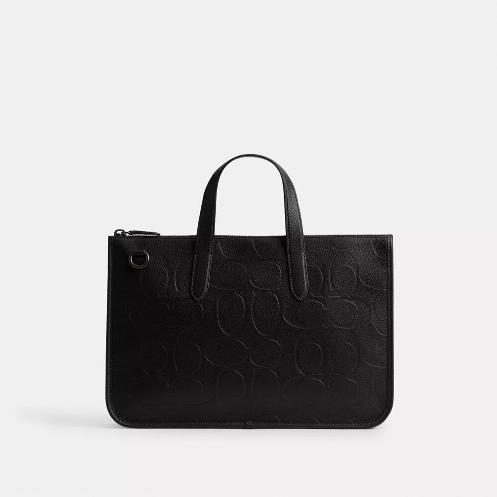 Isaac-Business-Tasche aus Maxi-Signature-Leder