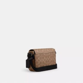 „Jack Small Flap Umhängetasche“ aus Signature Canvas