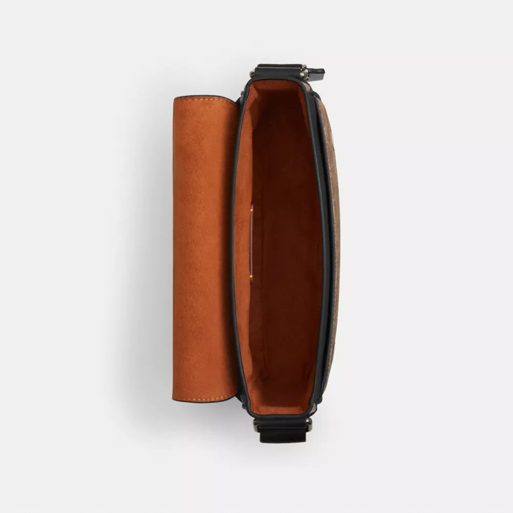 „Jack Small Flap Umhängetasche“ aus Signature Canvas