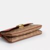 Jet-Schultertasche aus Signature Canvas