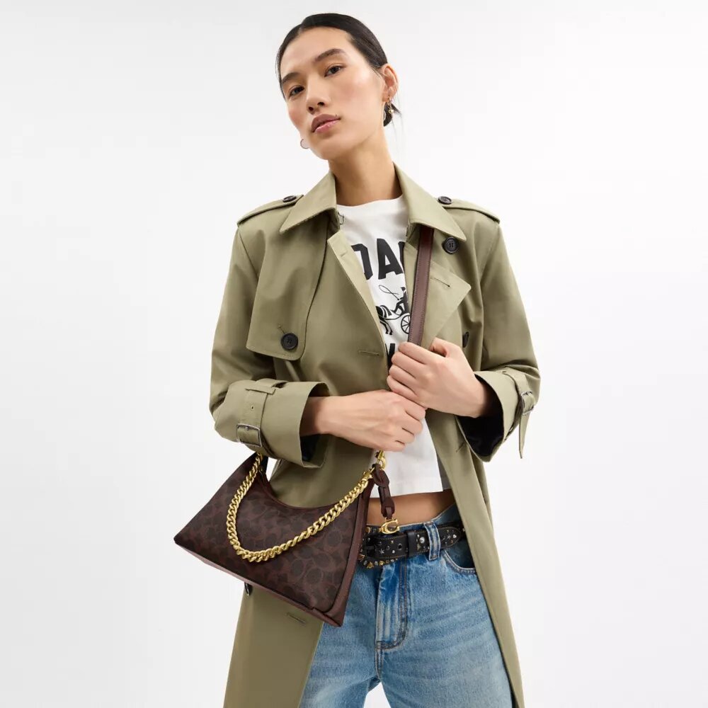 Juliet-Schultertasche 25 aus Signature Canvas